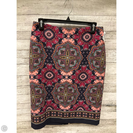 Skirt Midi By Talbots In Red, Size: 4