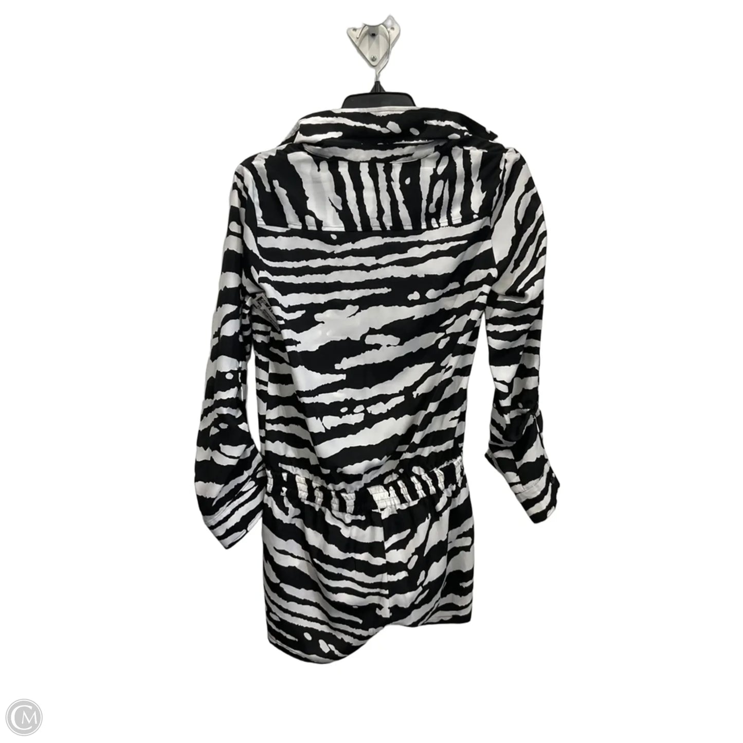 Romper By Michael By Michael Kors In Black & White, Size: Xs
