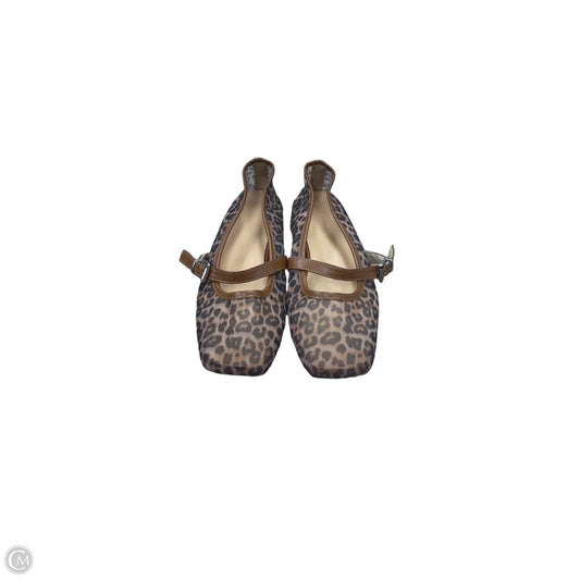 Shoes Flats By Clothes Mentor In Animal Print, Size: 6