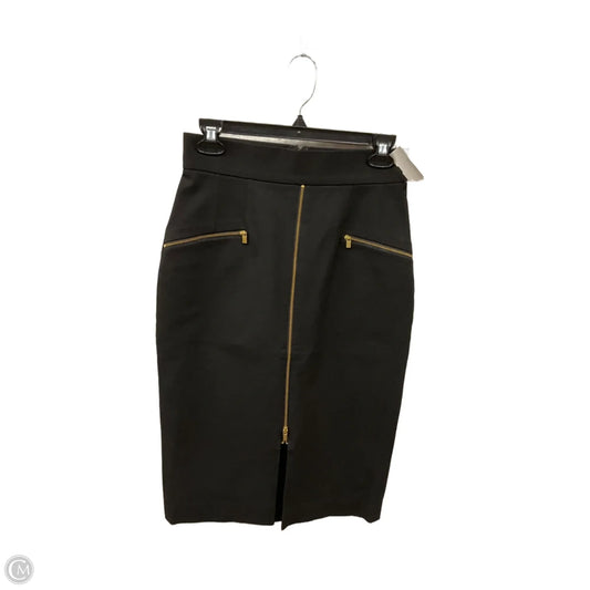 Skirt Midi By Banana Republic In Black, Size: 4