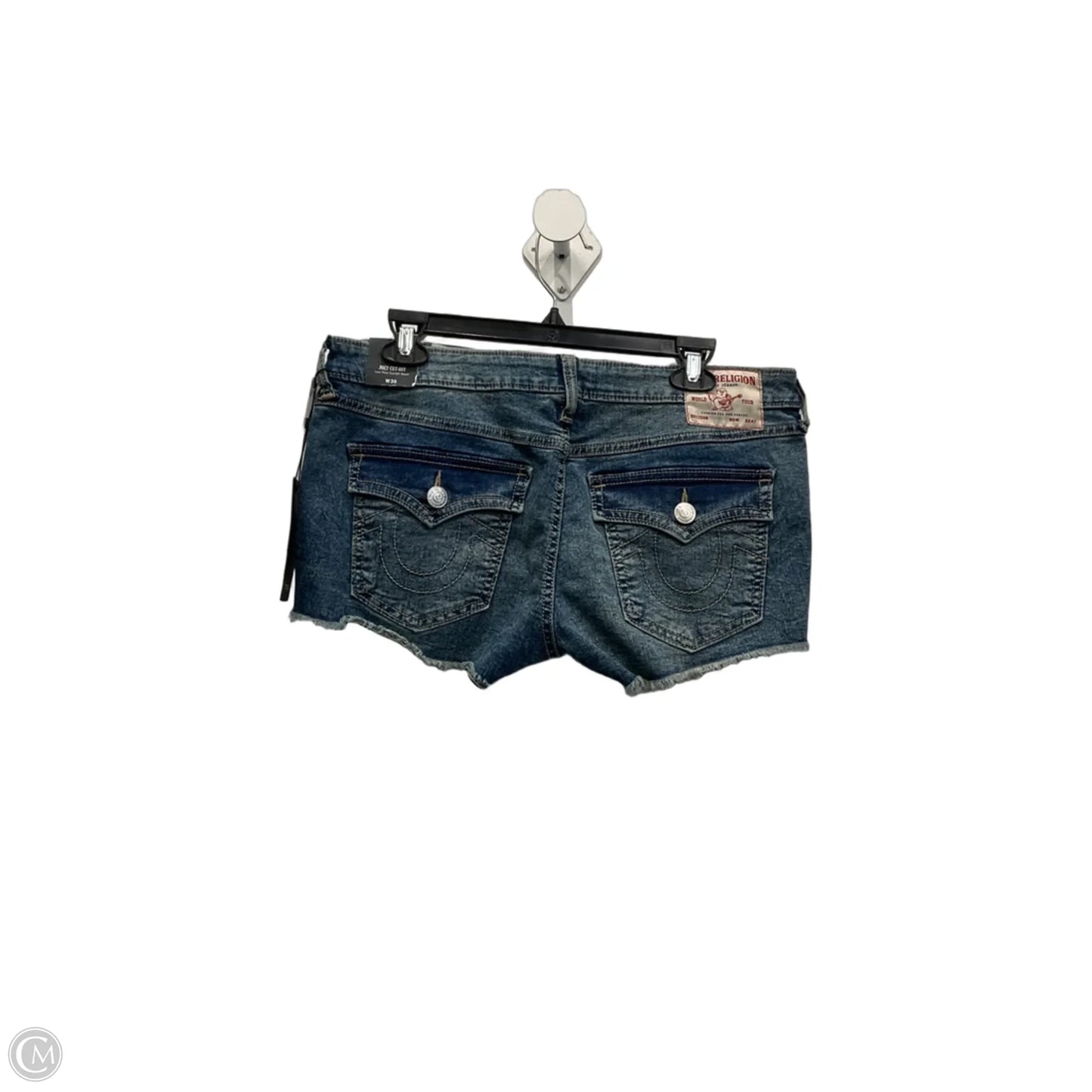 Shorts By True Religion In Blue Denim, Size: 10