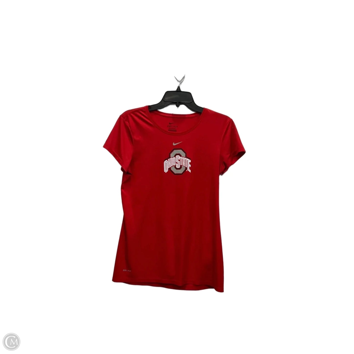 Athletic Top Short Sleeve By Nike Apparel In Red, Size: S