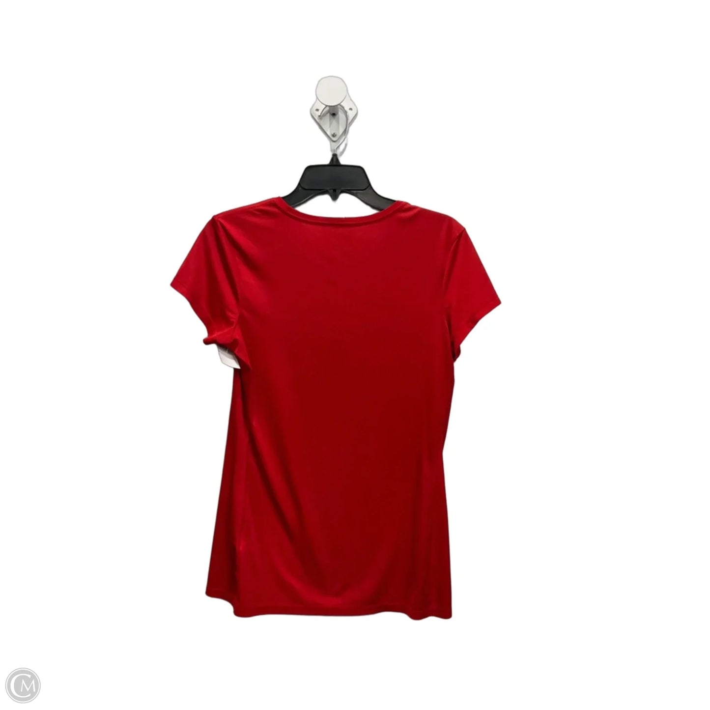 Athletic Top Short Sleeve By Nike Apparel In Red, Size: S