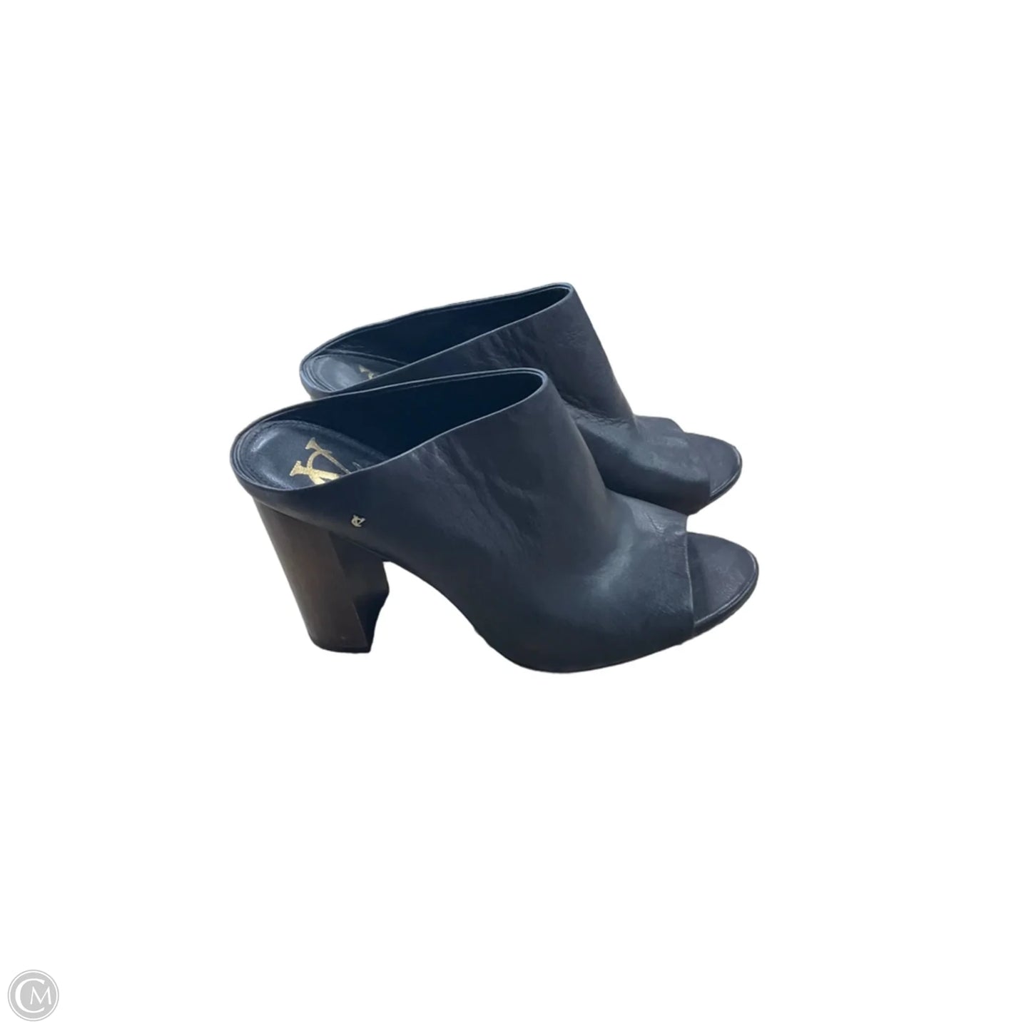 Sandals Heels Block By Vince Camuto In Black, Size: 9.5