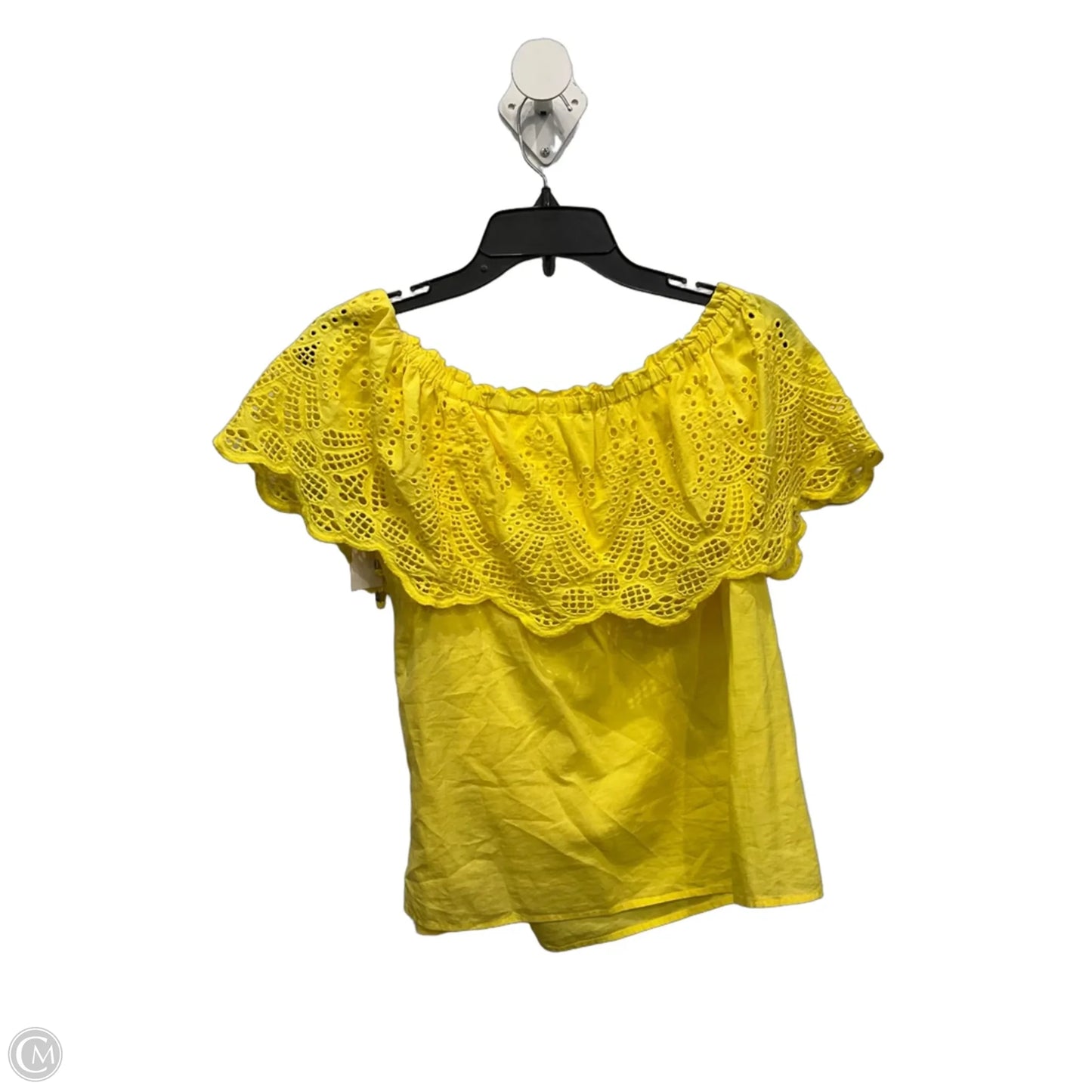 Top Sleeveless By Michael By Michael Kors In Yellow, Size: M