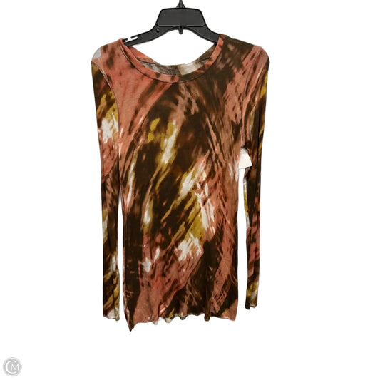 Top Long Sleeve Basic By Bcbgmaxazria In Multi-colored, Size: M