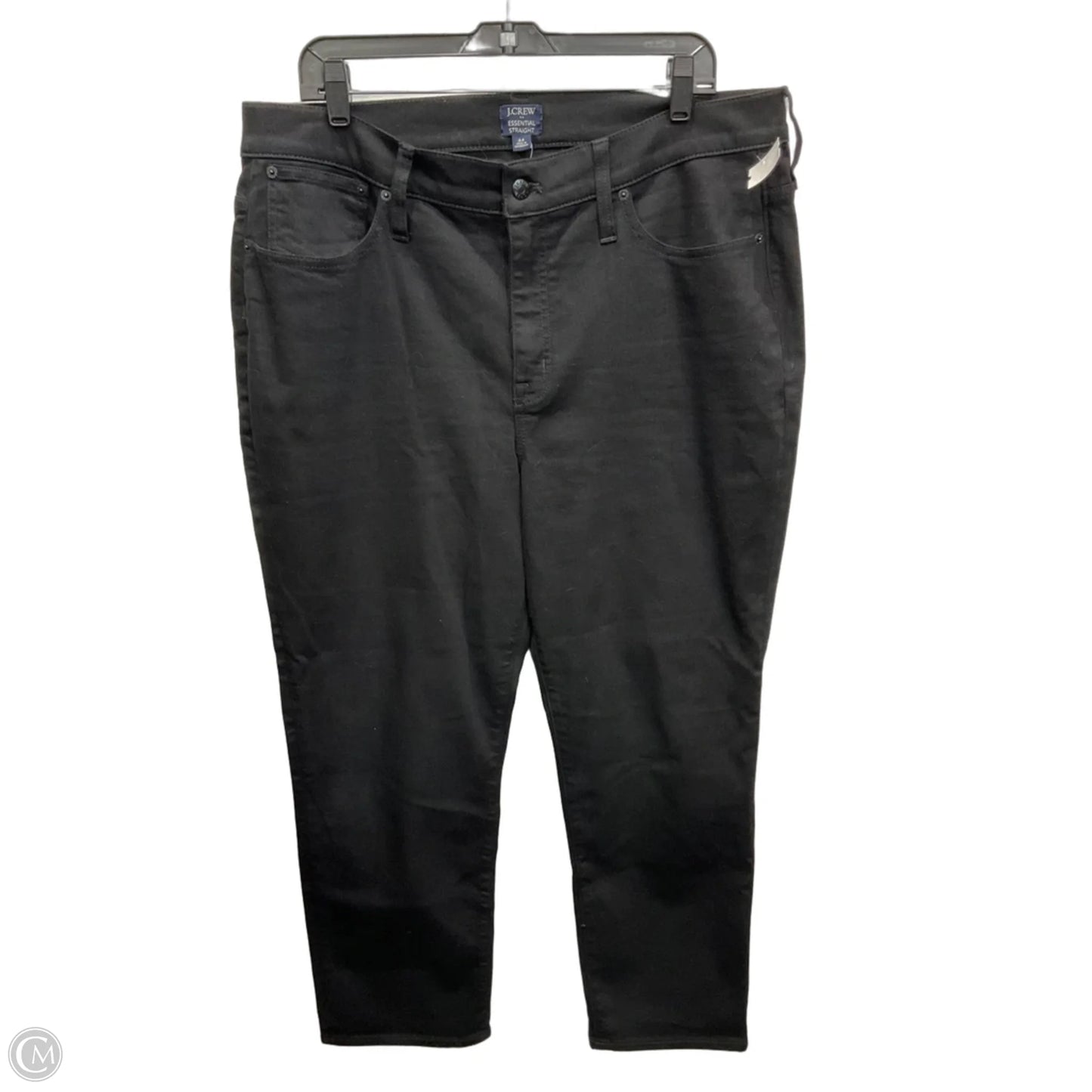 Jeans Boot Cut By J. Crew In Black Denim, Size: 14
