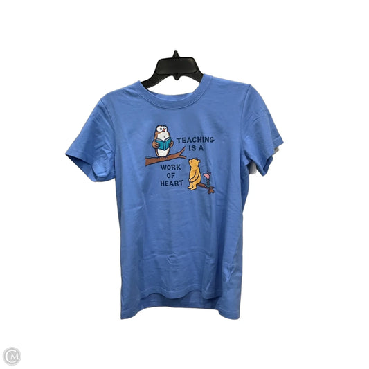 Top Short Sleeve Basic By Life Is Good In Blue, Size: M