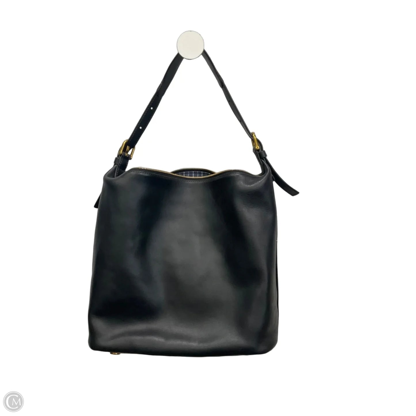 Handbag Leather By Fossil, Size: Large
