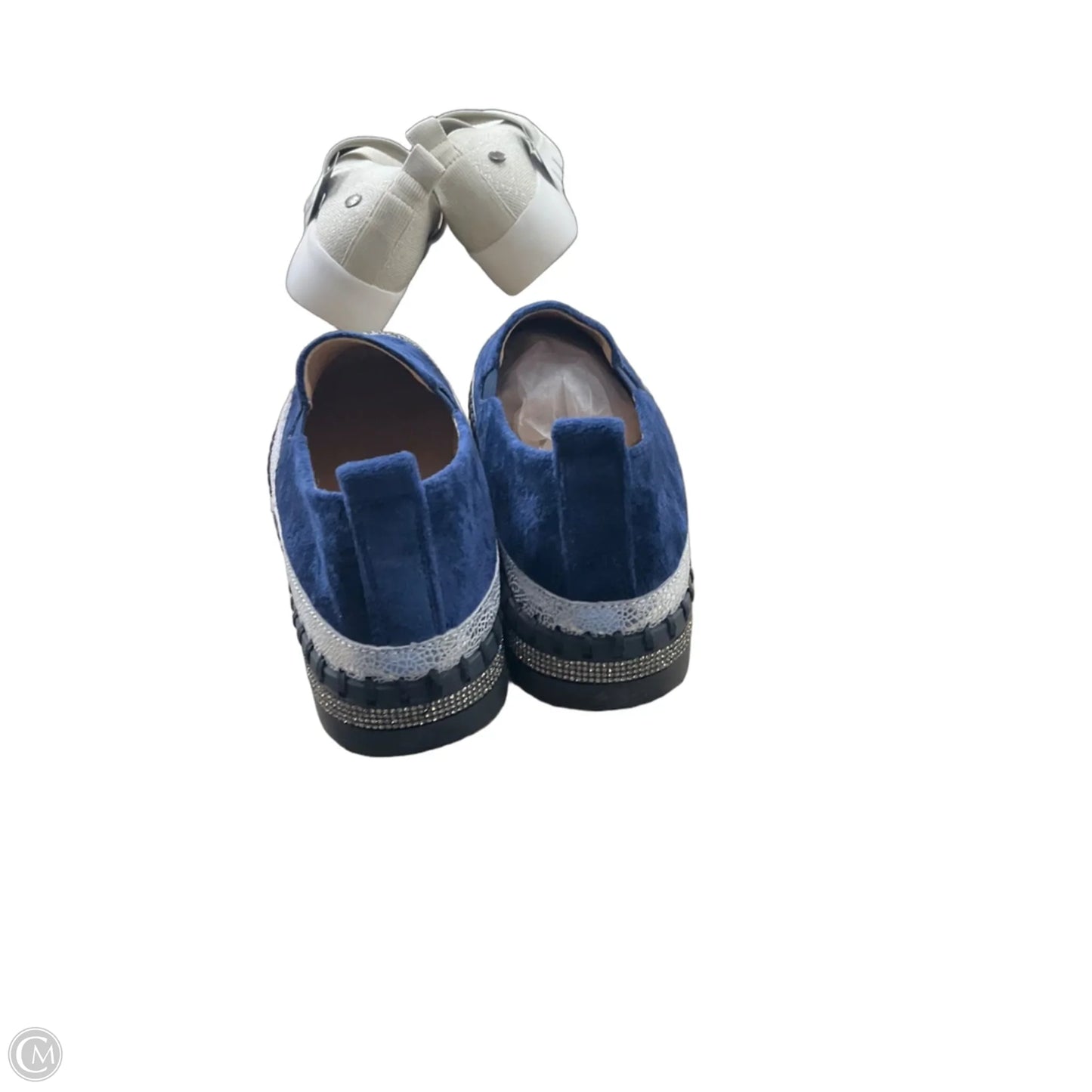 Shoes Flats By Bernie Mev In Navy, Size: 11