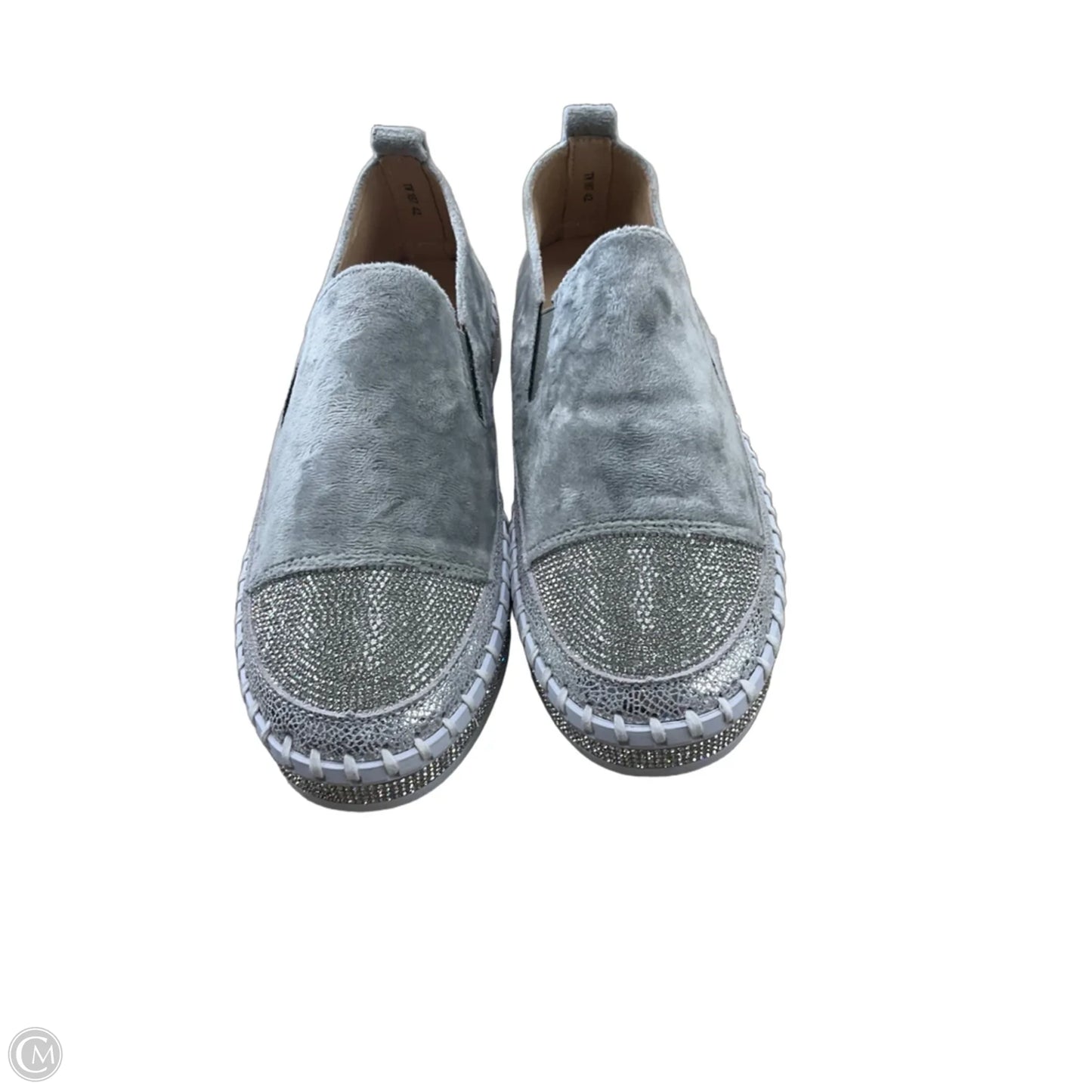 Shoes Heels Platform By Bernie Mev In Silver, Size: 10