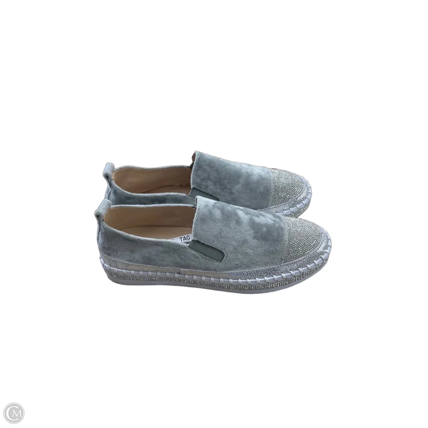 Shoes Heels Platform By Bernie Mev In Silver, Size: 10