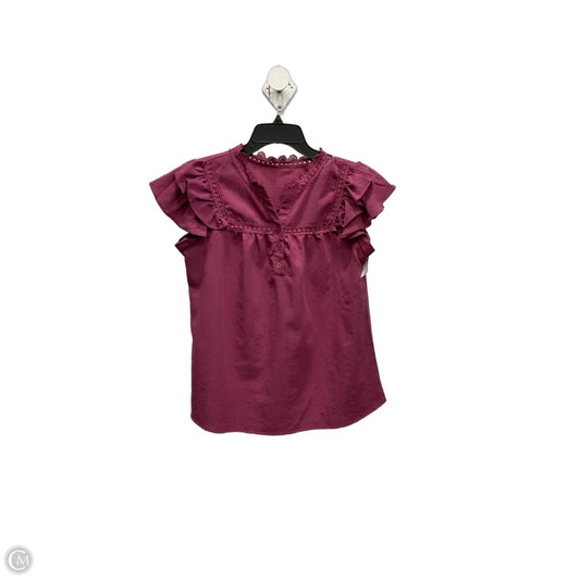 Top Short Sleeve By Clothes Mentor In Pink, Size: M