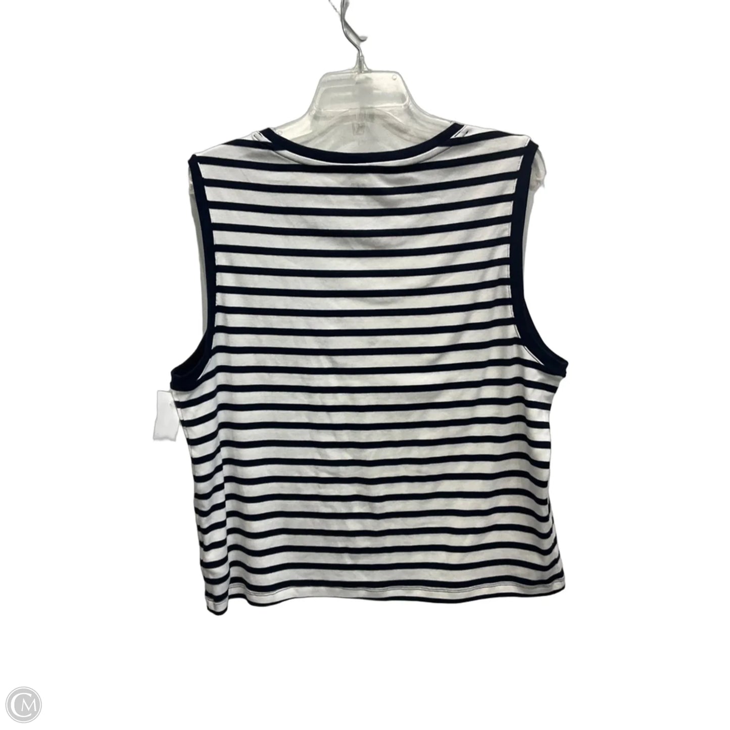 Top Sleeveless Basic By Gap In Striped Pattern, Size: Xxl