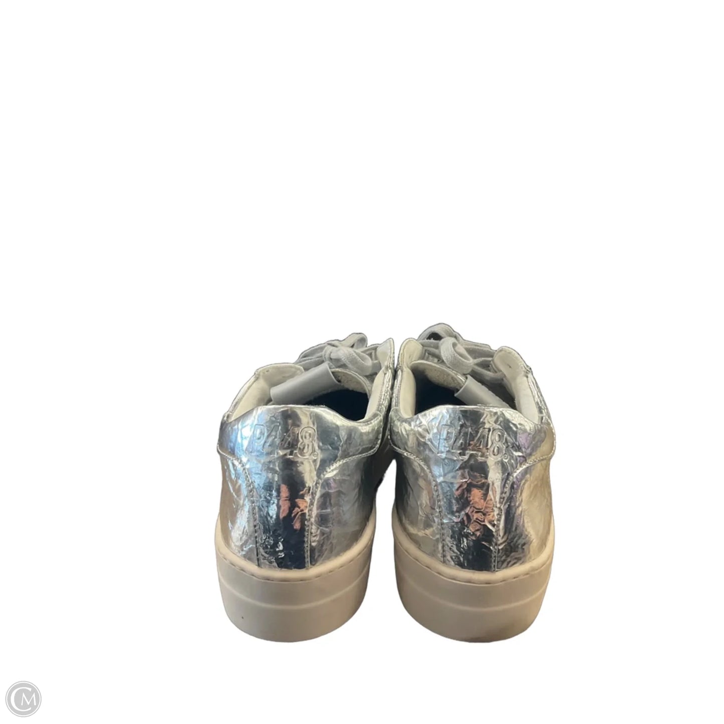 Shoes Sneakers By P448 In Silver, Size: 10