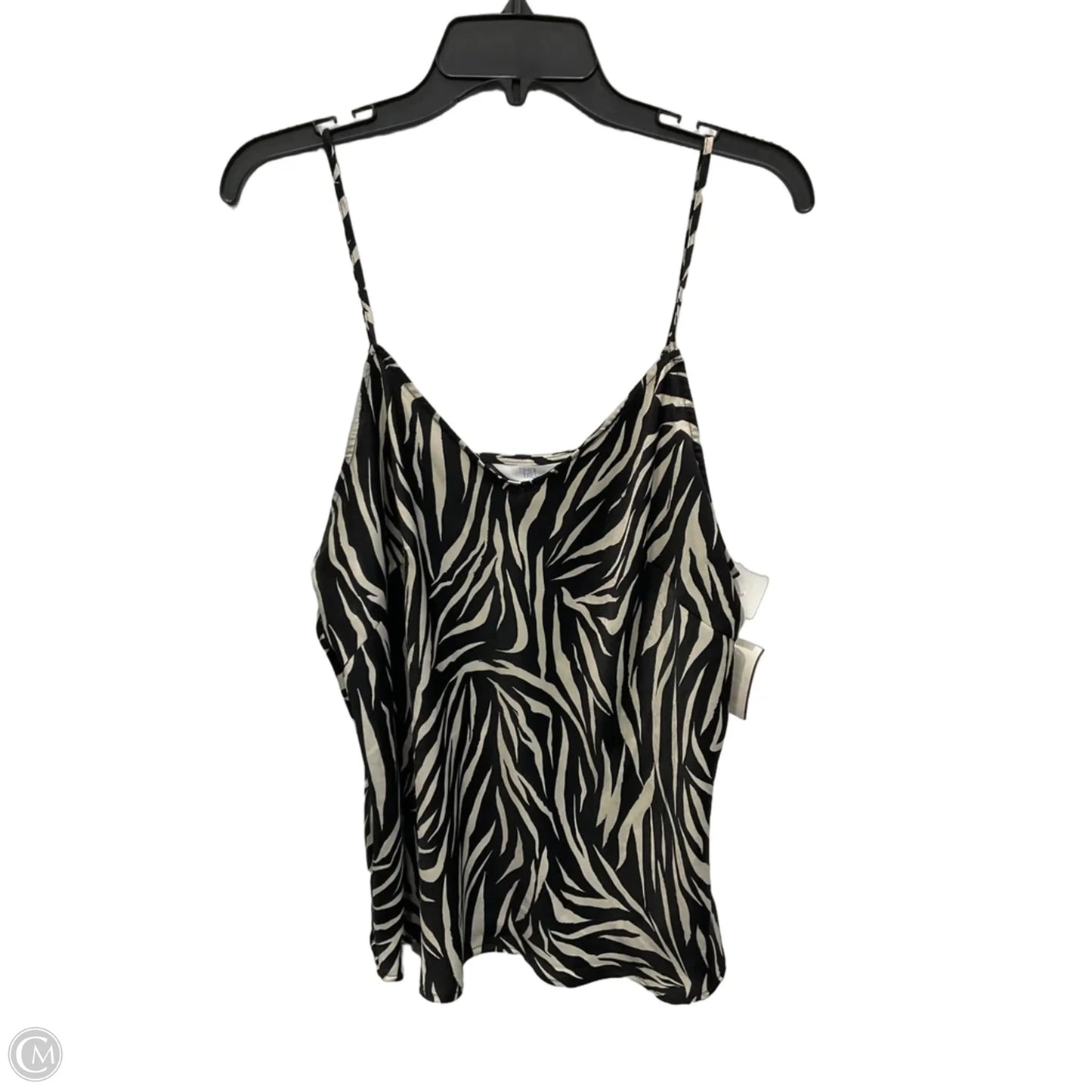 Top Sleeveless By Time And Tru In Black, Size: Xxl