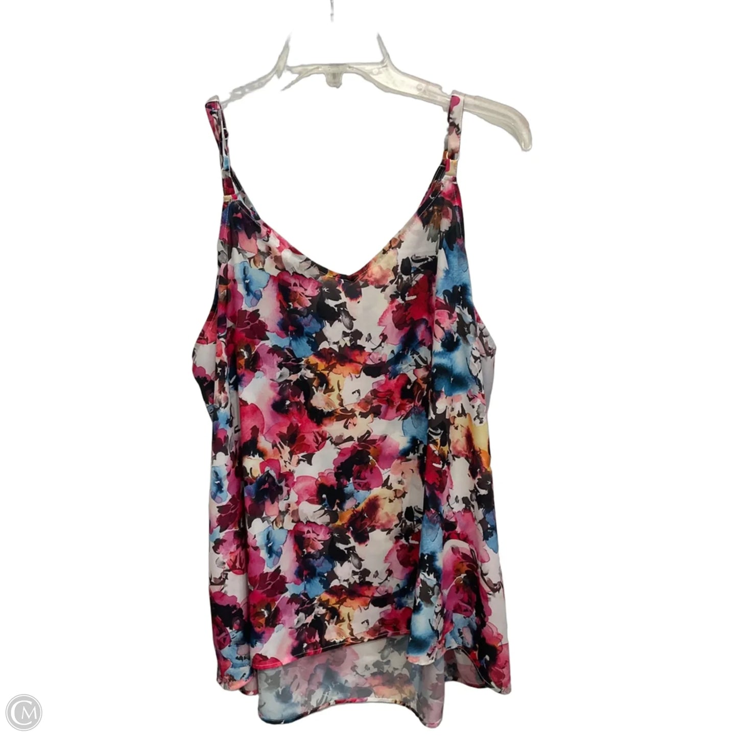 Top Sleeveless By Torrid In Floral Print, Size: 2x