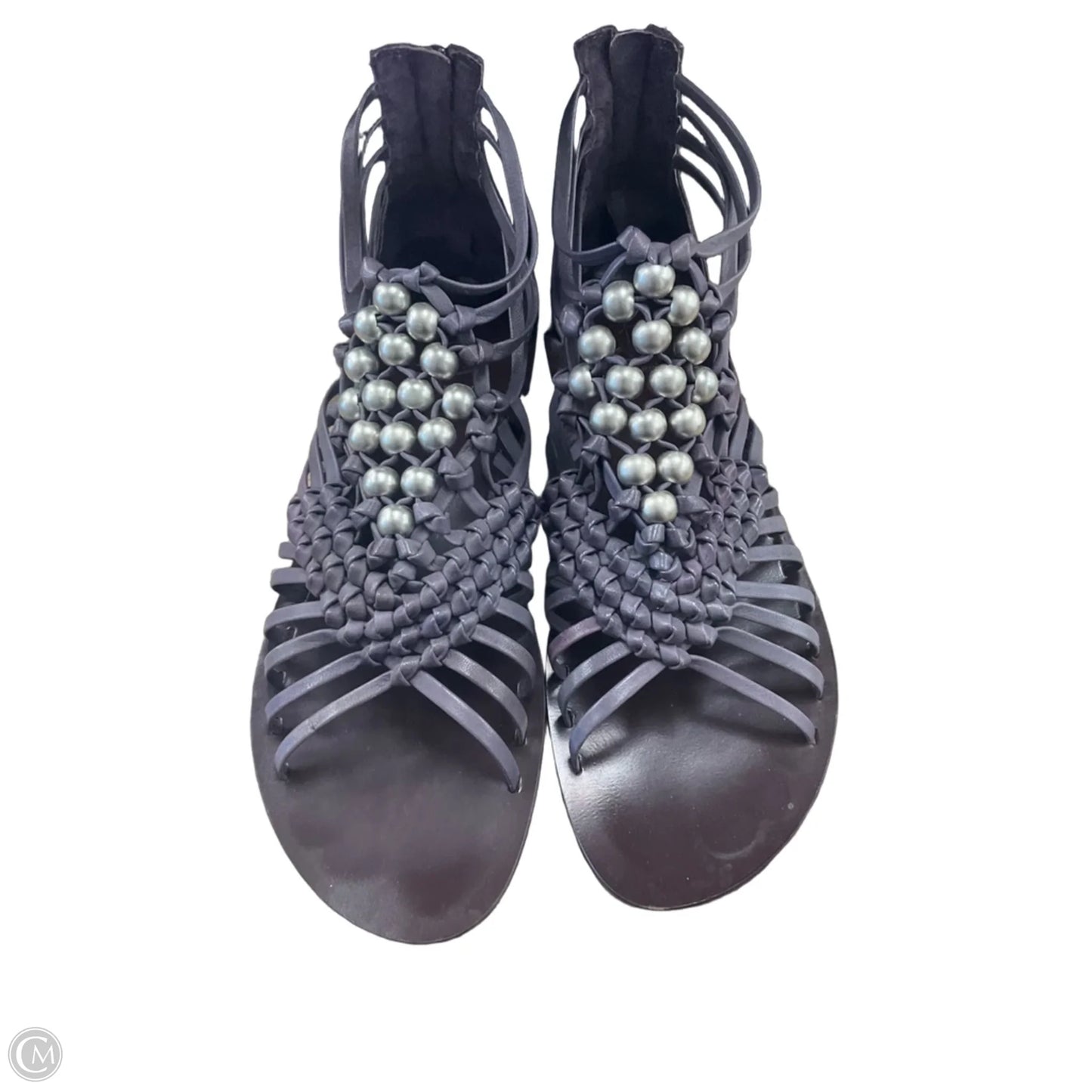 Sandals Flats By Makowsky In Purple, Size: 8