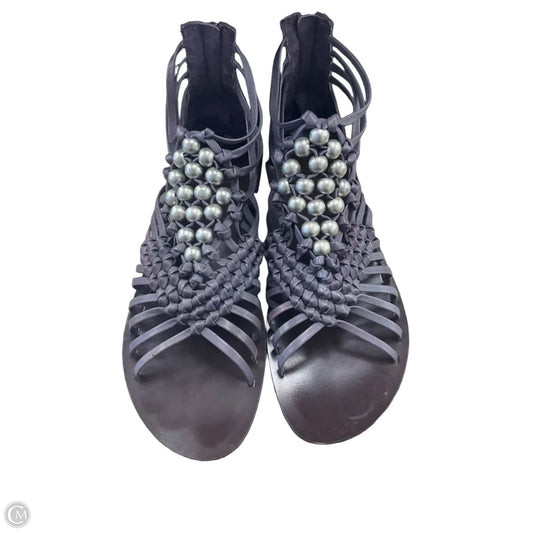 Sandals Flats By Makowsky In Purple, Size: 8