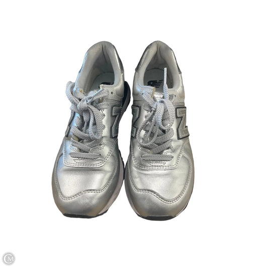 Shoes Sneakers By New Balance In Silver, Size: 8
