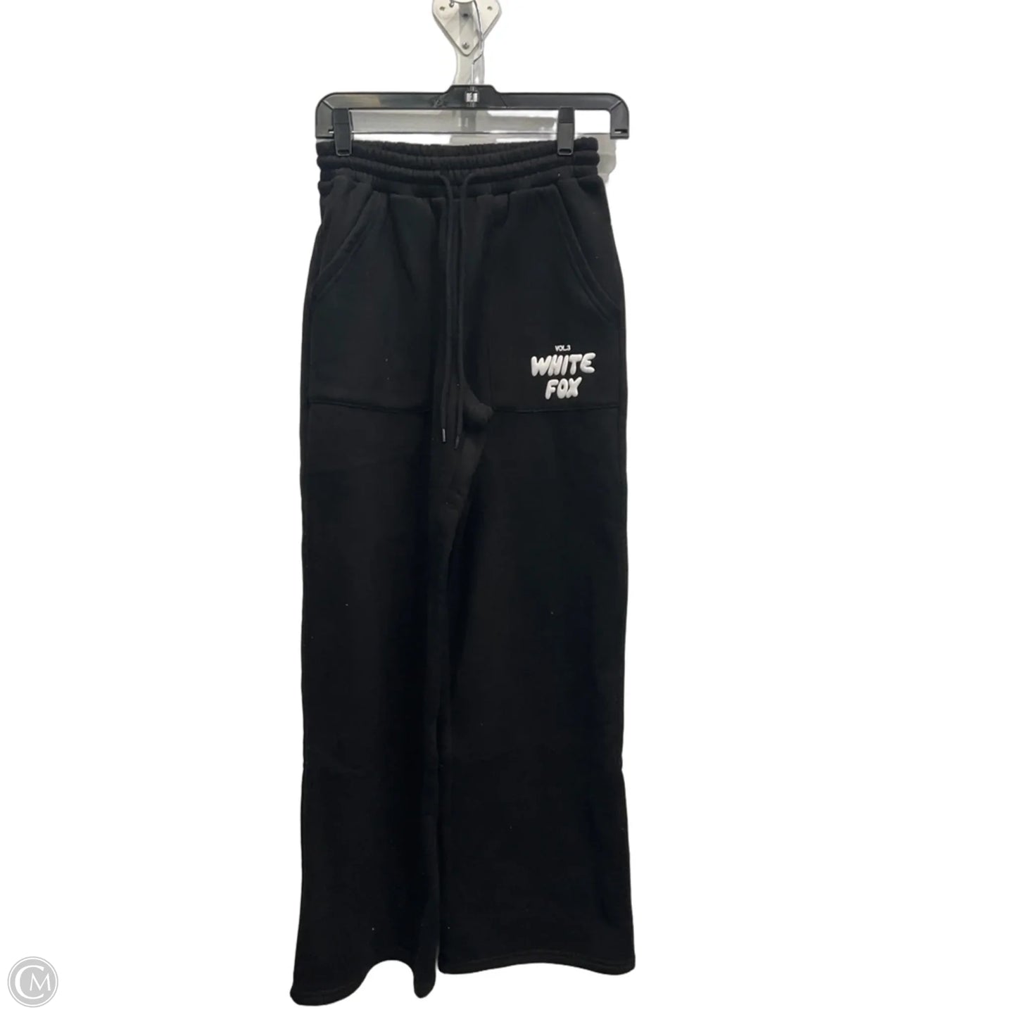Athletic Pants By White Fox In Black, Size: Xs