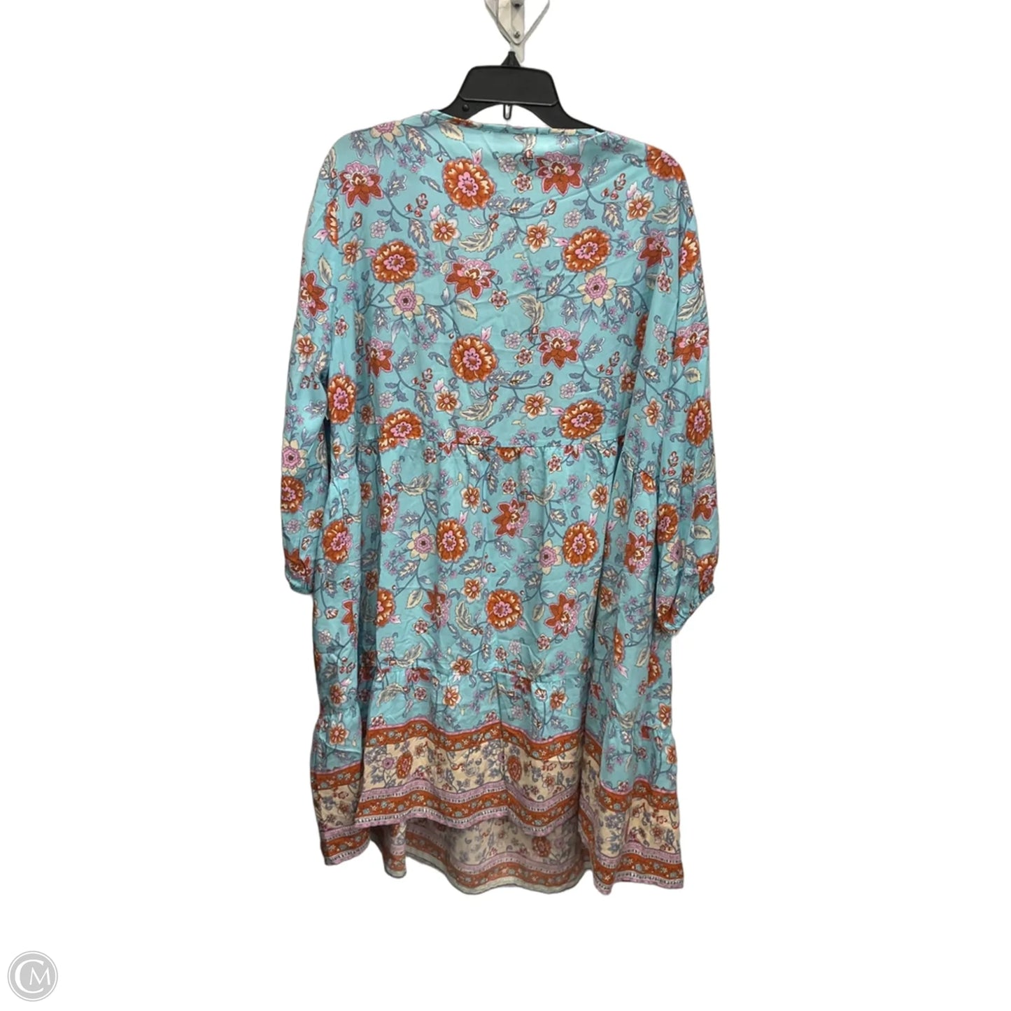 Dress Casual Midi By Coco And Carmen In Blue, Size: Xxl