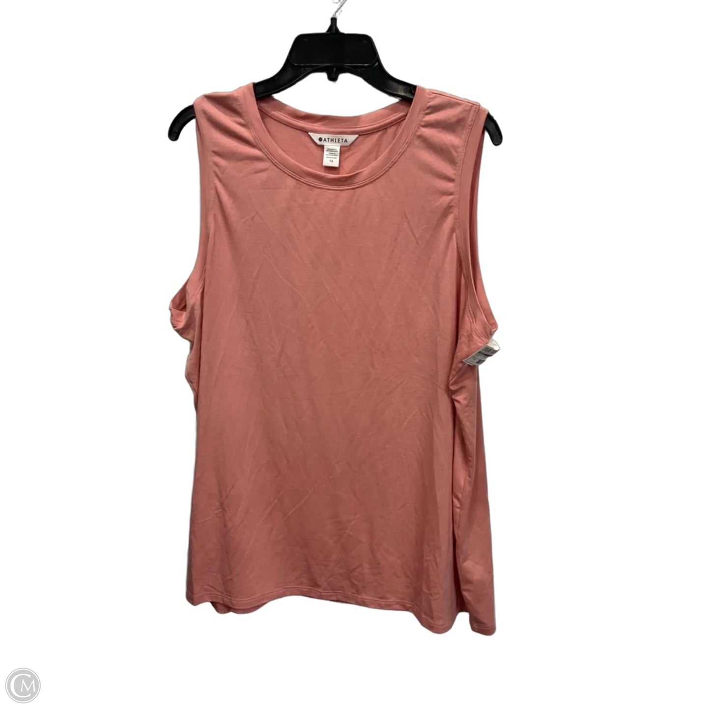 Athletic Tank Top By Athleta In Peach, Size: 1x