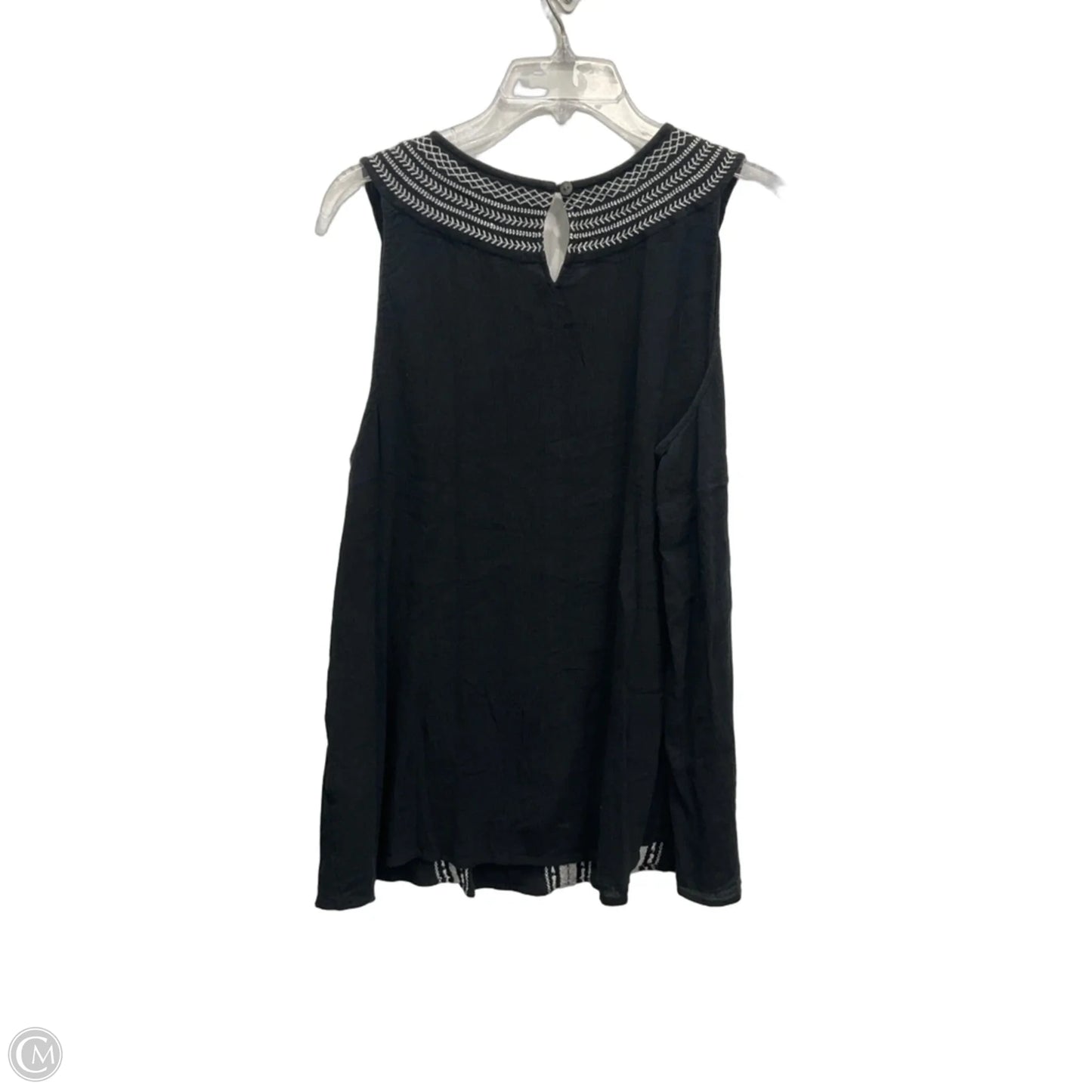Top Sleeveless By J. Jill In Black, Size: Xl