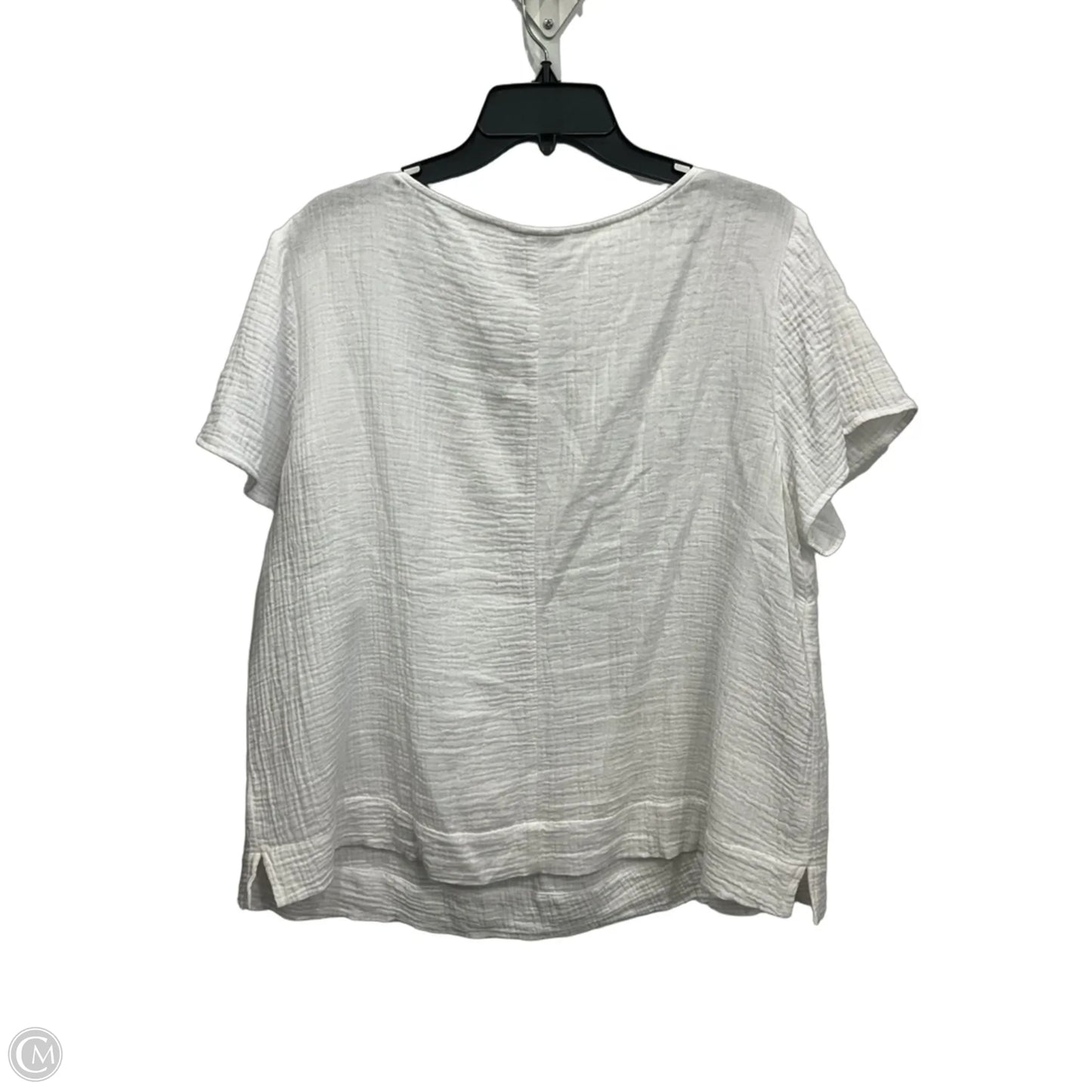 Top Short Sleeve By J. Jill In White, Size: Xl
