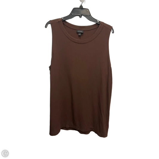 Top Sleeveless Basic By J. Jill In Brown, Size: Xl