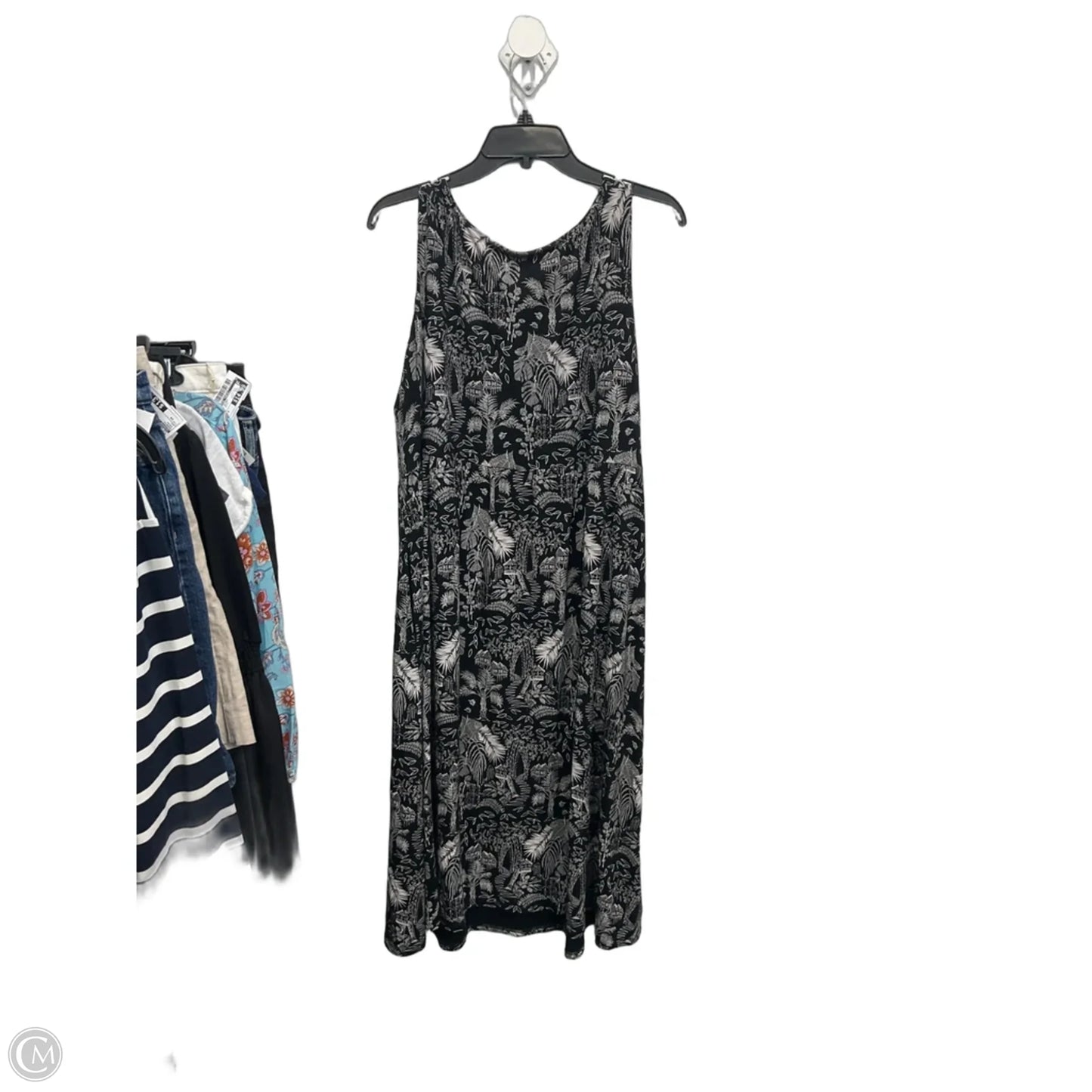 Dress Casual Maxi By J. Jill In Black, Size: 1x