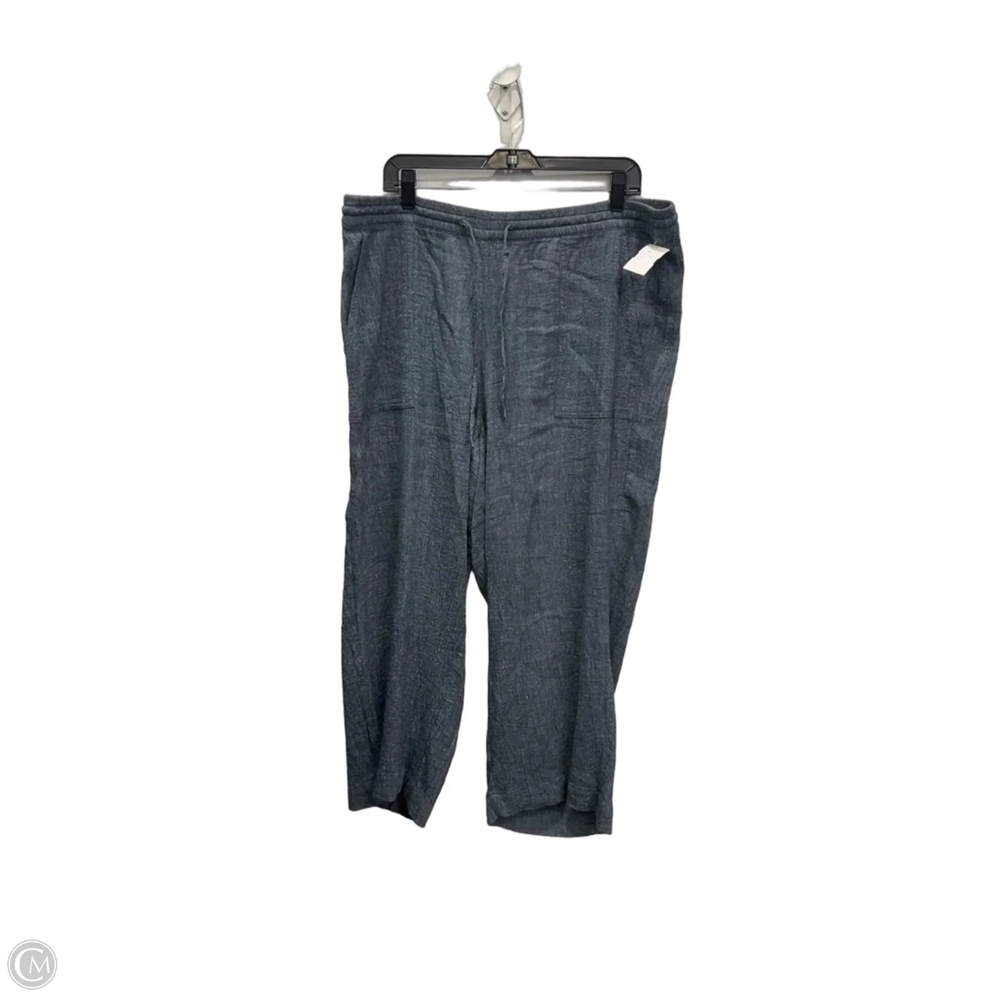 Pants Linen By J. Jill In Blue, Size: Xl