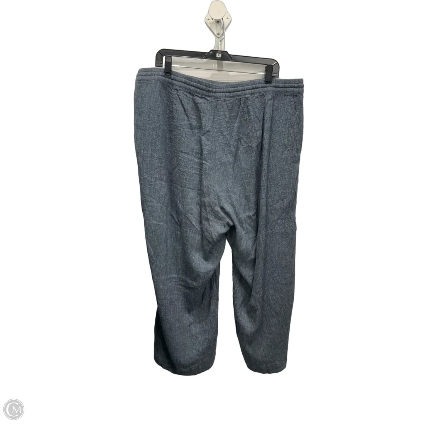 Pants Linen By J. Jill In Blue, Size: Xl