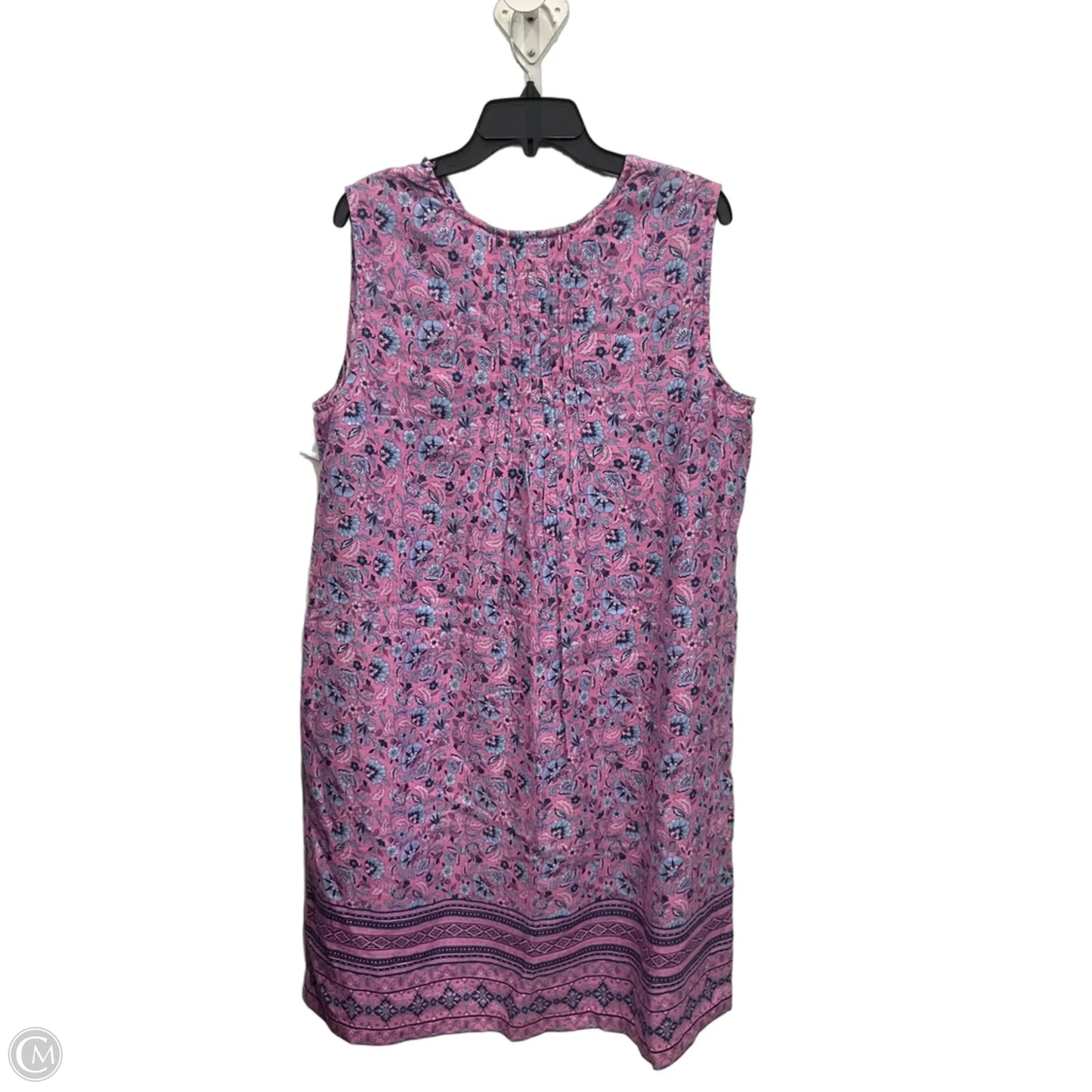 Dress Casual Midi By J. Jill In Pink, Size: Xl