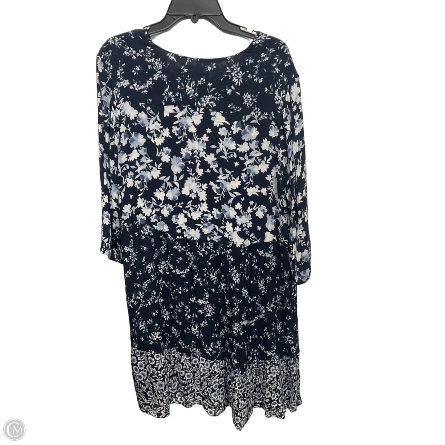 Dress Casual Midi By J. Jill In Navy, Size: Xl