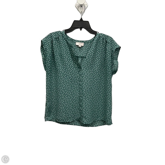 Top Sleeveless By Loft In Polkadot Pattern, Size: S