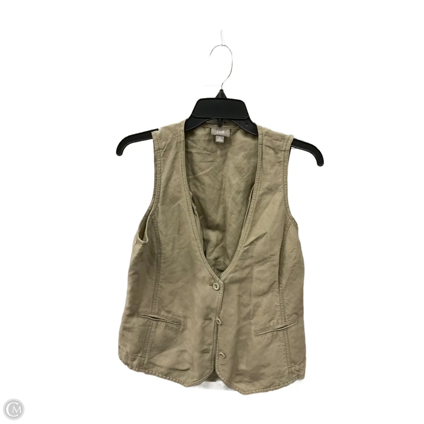 Vest Other By J. Jill In Taupe, Size: S