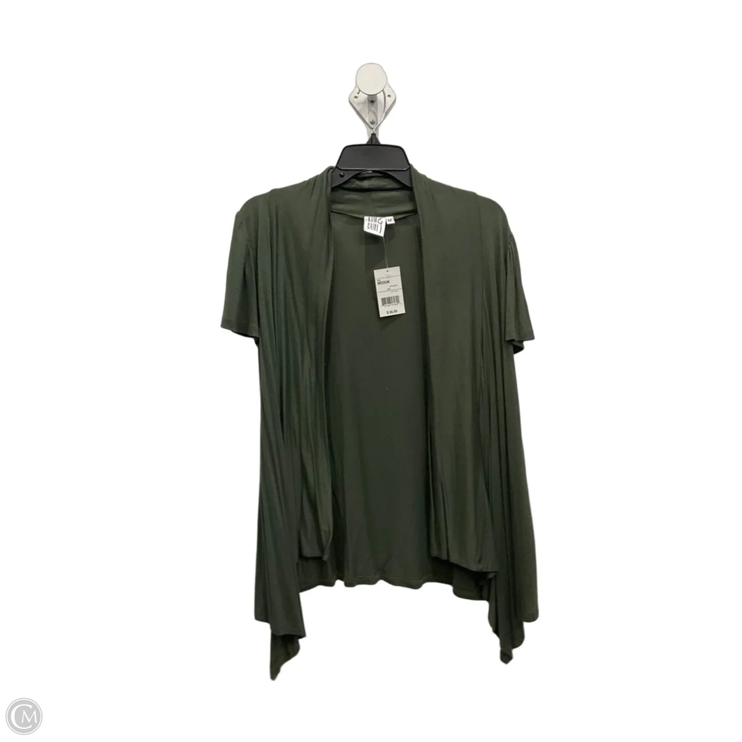 Cardigan By Kim & Cami In Green, Size: M