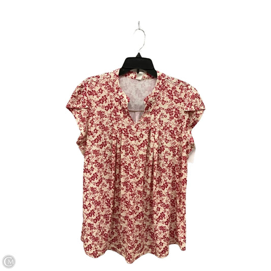 Top Short Sleeve By Clothes Mentor In Red, Size: Xl