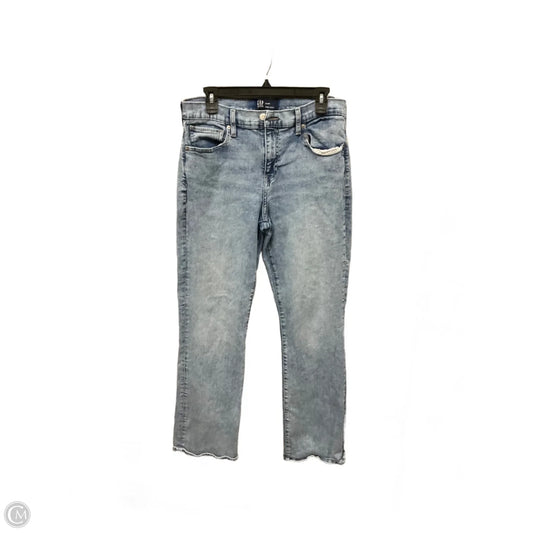Jeans Boot Cut By Gap In Blue Denim, Size: 14