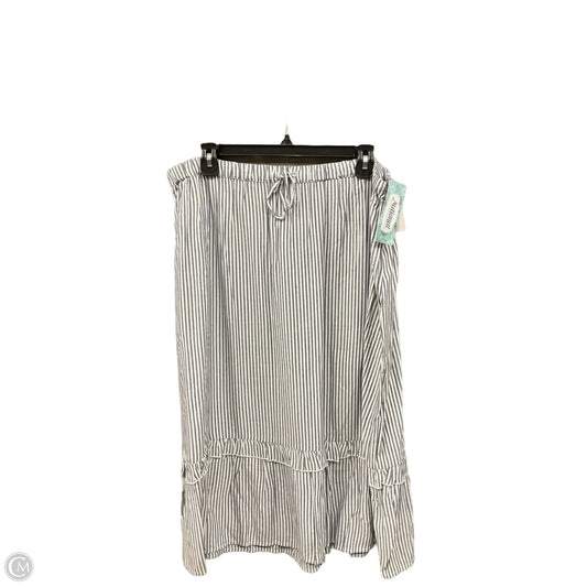 Skirt Maxi By Cme In Striped Pattern, Size: Xl
