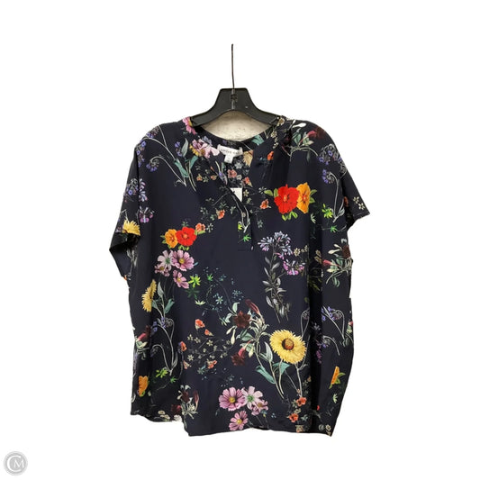 Top Short Sleeve By Clothes Mentor In Navy, Size: 2x