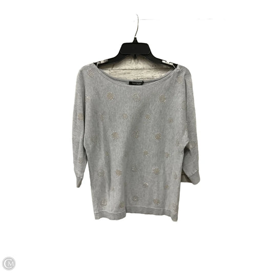Top Long Sleeve By White House Black Market In Grey, Size: M