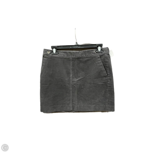 Skirt Mini & Short By Banana Republic In Grey, Size: 6