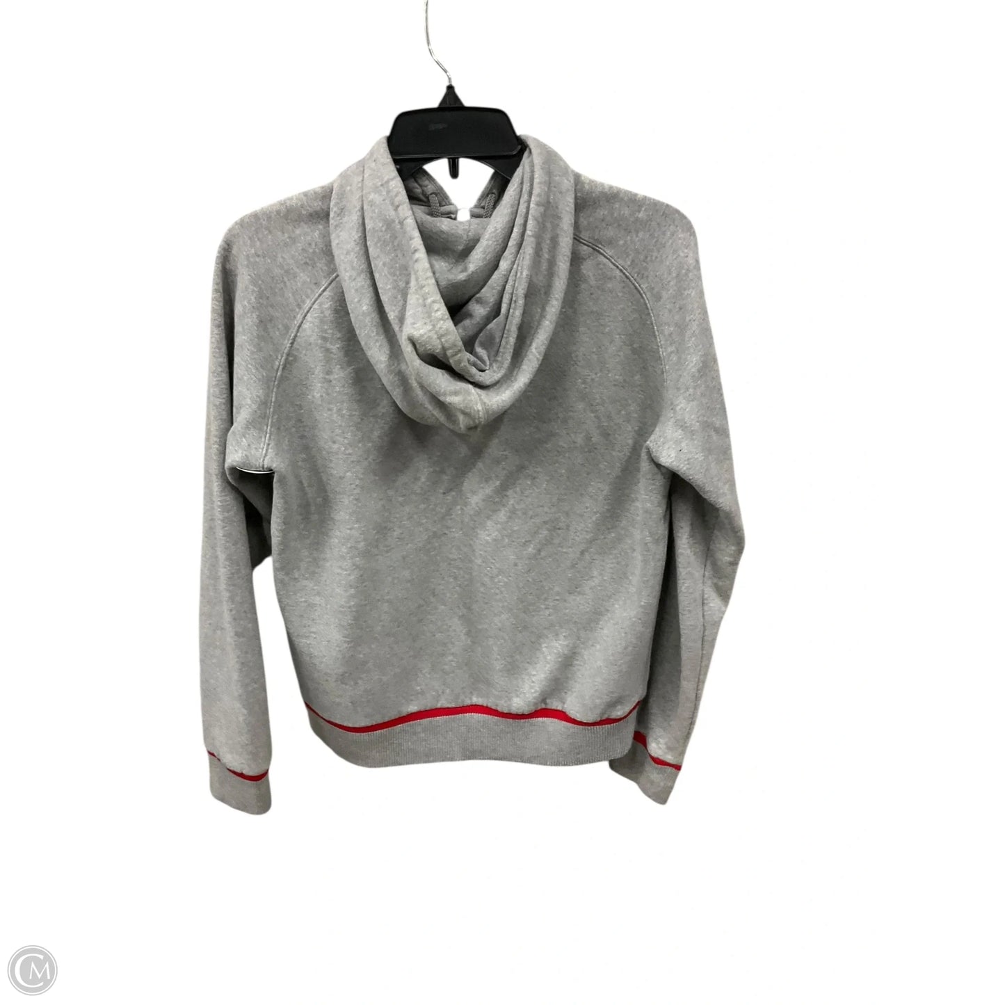 Athletic Jacket By Nike Apparel In Grey, Size: L