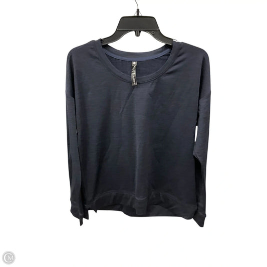 Athletic Top Long Sleeve Crewneck By 90 Degrees By Reflex In Grey, Size: M