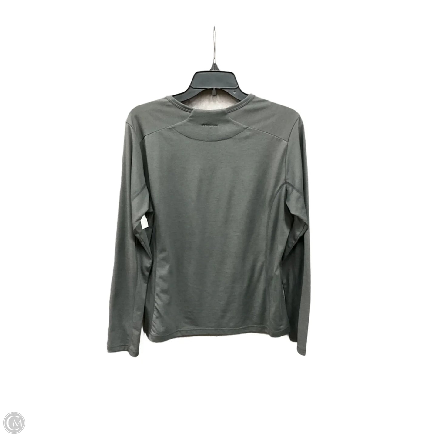 Athletic Top Long Sleeve Crewneck By Columbia In Grey, Size: Xl