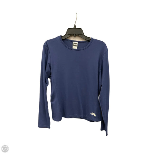 Top Long Sleeve By The North Face In Blue, Size: L