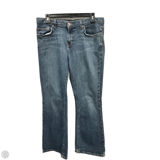 Jeans Flared By Calvin Klein In Blue Denim, Size: 10