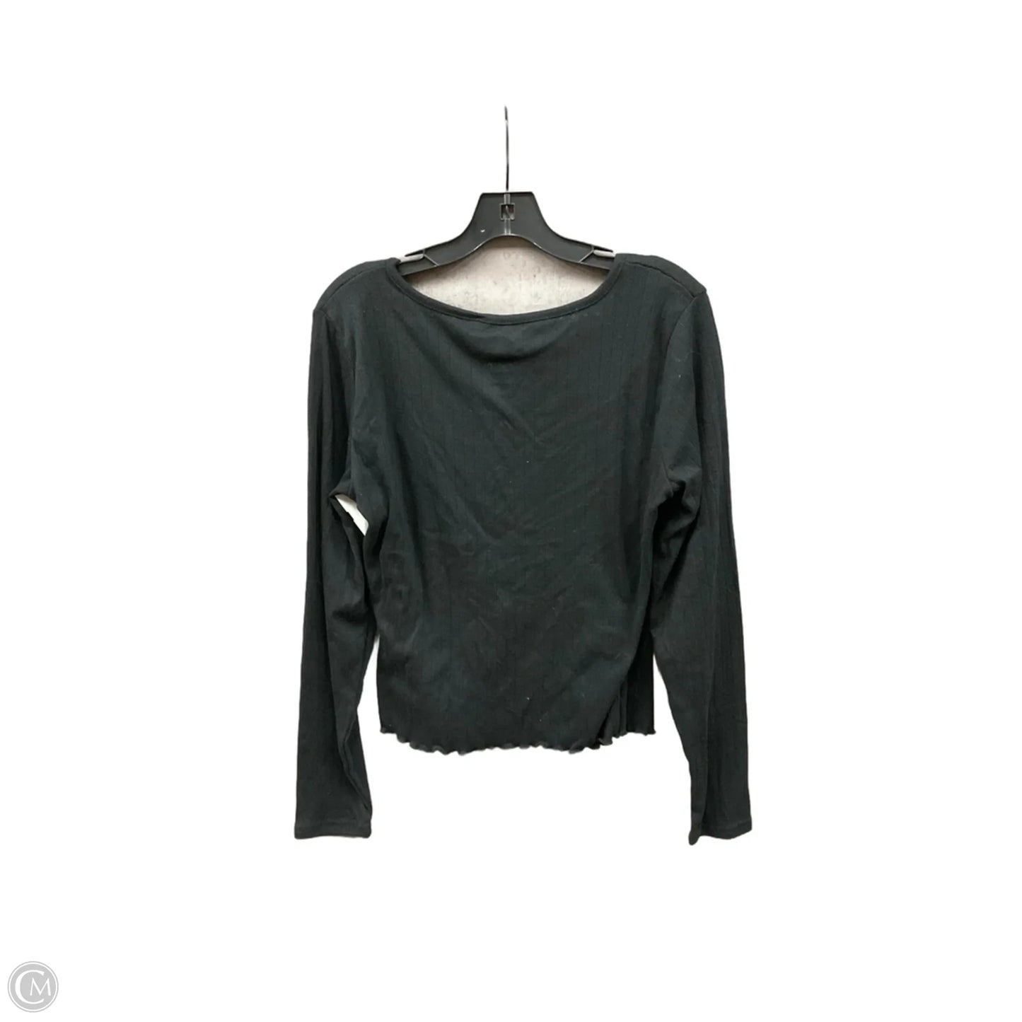 Top Long Sleeve By So In Black, Size: Xl